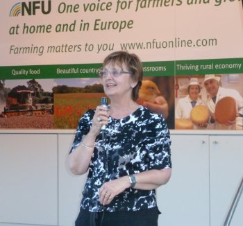 Leslie Mannnington - Chair of Goudhurst & Paddock Wood NFU Branch.